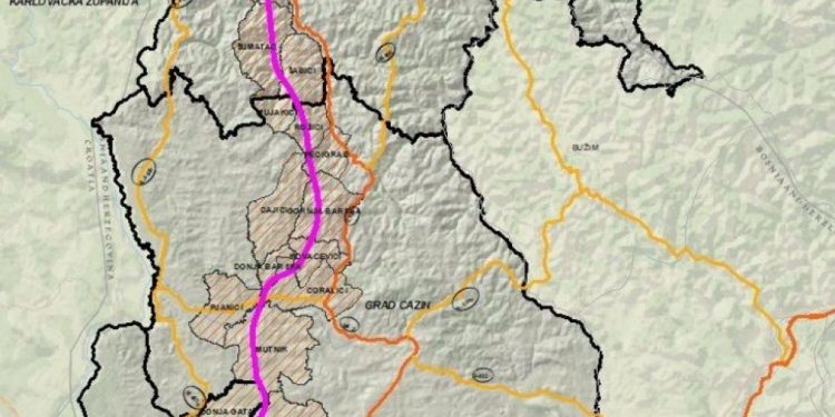 Javna rasprava u postupku ocjene Studije o utjecaju na okoliš za projekat izgradnje brze ceste Bihać-Cazin-Velika Kladuša-granica RH