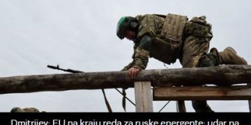 Dmitrijev: EU na kraju reda za ruske energente; udar na Odesu i Krivi Rog