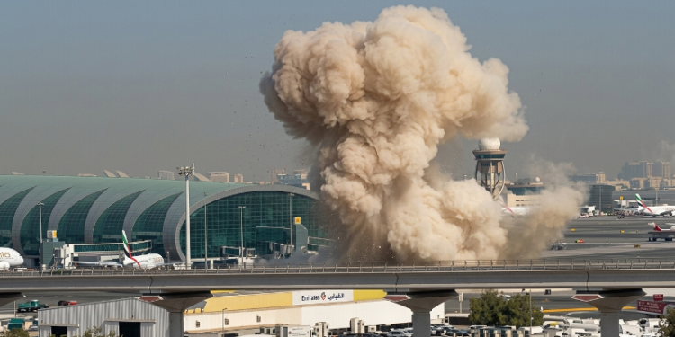 Eksplozije u Dubaiju, crni dim prekrio dio grada