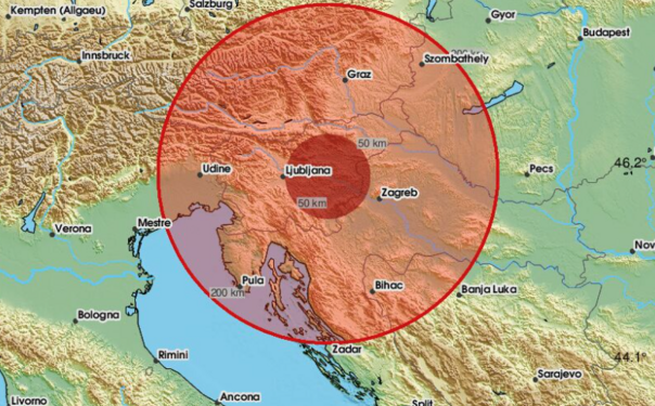 Zemljotres u Sloveniji 3,2 stepena po Rihteru