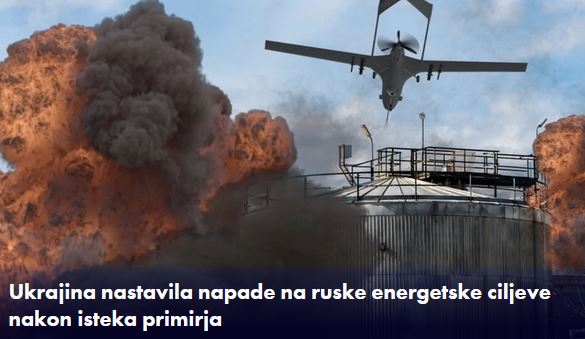 Ukrajina nastavila napade na ruske ciljeve