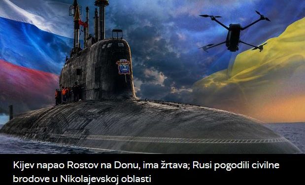 Kijev napao Rostov na Donu, ima žrtava; Rusi pogodili civilne brodove u Nikolajevskoj oblasti
