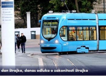 Treći dan štrajka u Zagrebu: Gradski prevoz stoji, smeće se gomila na ulicama