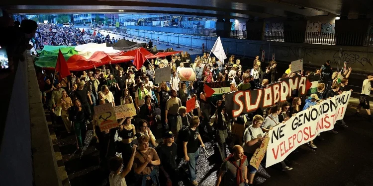 Ljubljana: Protest protiv otvaranja ambasade Izraela