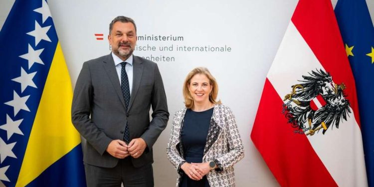 Ministar vanjskih poslova BIH Elmedin Konaković u Beču: Republika Austrija snažan partner i zagovornik evropske budućnosti BiH