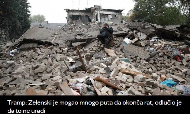 Tramp: Zelenski je mogao mnogo puta da okonča rat, odlučio je da to ne uradi