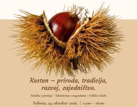Prvi „Kestenfest Velika Kladuša 2026“ ovog vikenda okuplja ljubitelje tradicije i domaćih okusa u Kudićima
