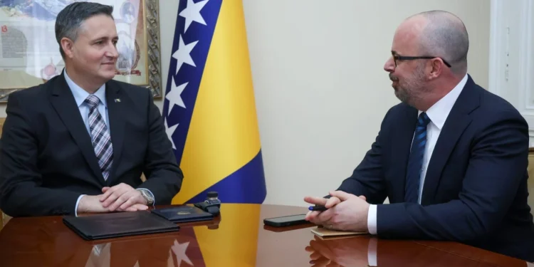 Bećirović razgovarao s otpravnikom poslova SAD-a  Ginkelom: SAD ostaju ključni partner u očuvanju mira