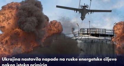 Ukrajina nastavila napade na ruske ciljeve