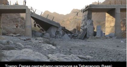 Tramp: Danas nastavljamo razgovore sa Teheranom; Bagei: Ormuz se nikada neće vratiti na stanje prije rata