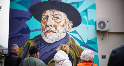 Bihać dobio mural u čast pjesnika Huseina Derviševića: Simbol koji nadilazi vrijeme